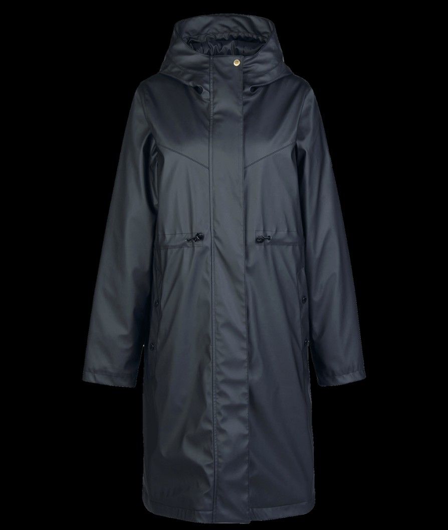 Women Barbour International Jackets & Coats | Peaty Showerproof Jacket - Black