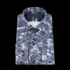 Men Guide London Shirts | Paisley Shirt In Premium Cotton - Blue