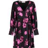 Women Selected Femme Selected Femme | Floral Wrap Dress - Black