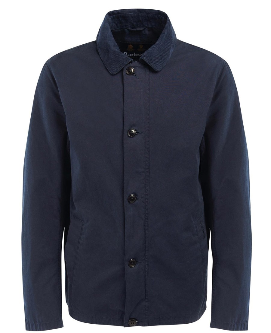 Men Barbour Coats & Jackets | Crimdon Casual Jacket - Navy