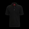 Men Hugo Polo Shirts | Interlock Cotton Polo Shirt - Black