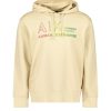 Men Armani Exchange Hoodies & Sweatshirts | Summer Beats Classic Fit Hoodie - Beige