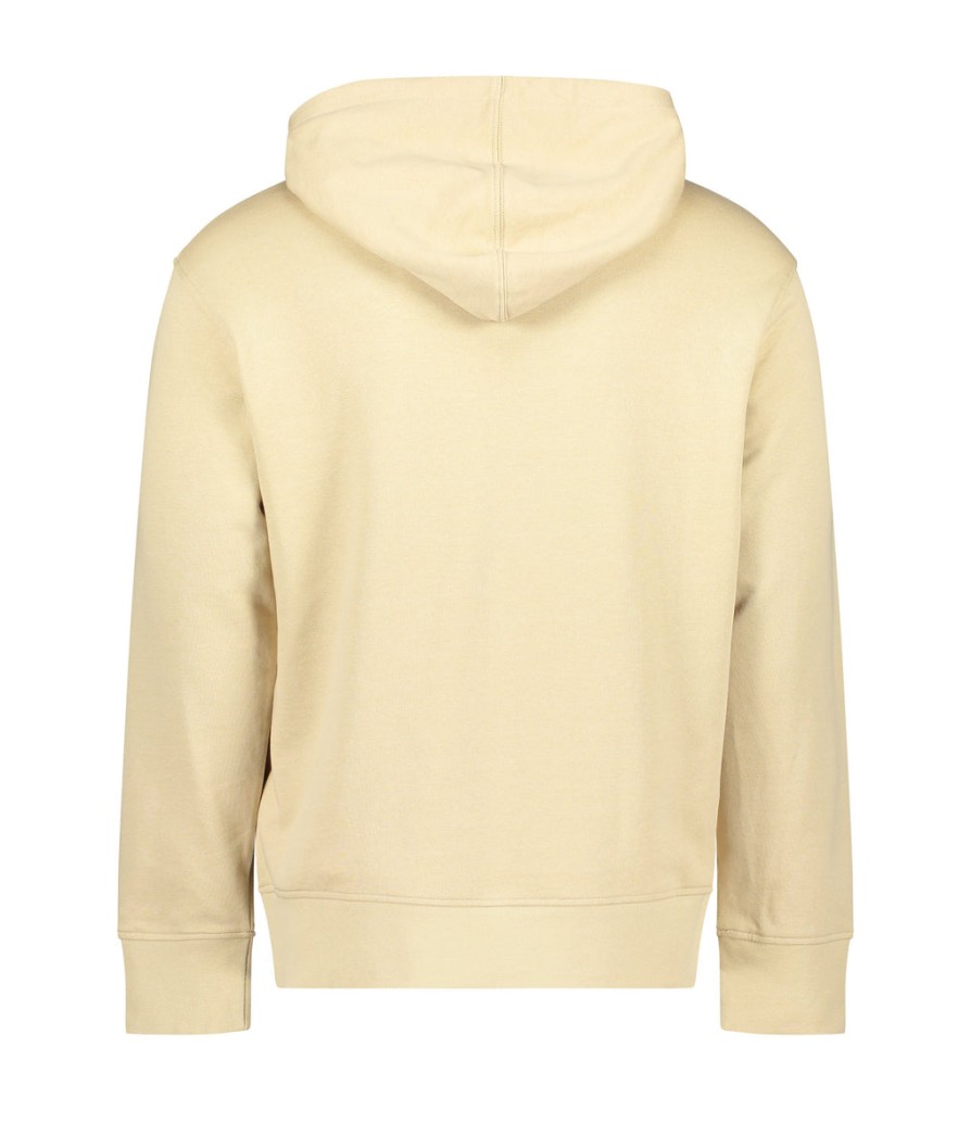 Men Armani Exchange Hoodies & Sweatshirts | Summer Beats Classic Fit Hoodie - Beige