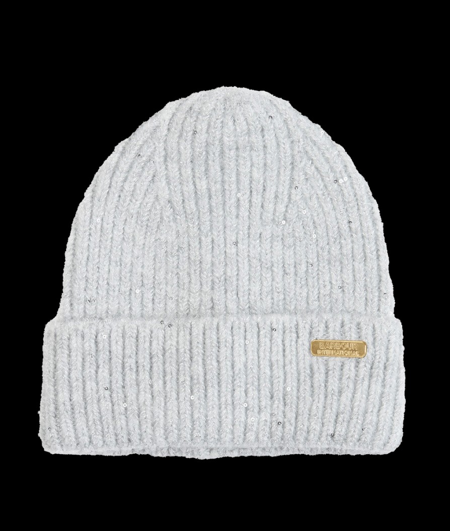 Women Barbour International Hats | Morgan Beanie - Grey