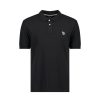 Men Paul Smith Polo Shirts | Ps By Paul Smith Zebra Polo - Black