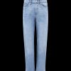 Women French Connection Denim | Stretch Denim Cigarette Fit Ankle Length Jeans - Blue