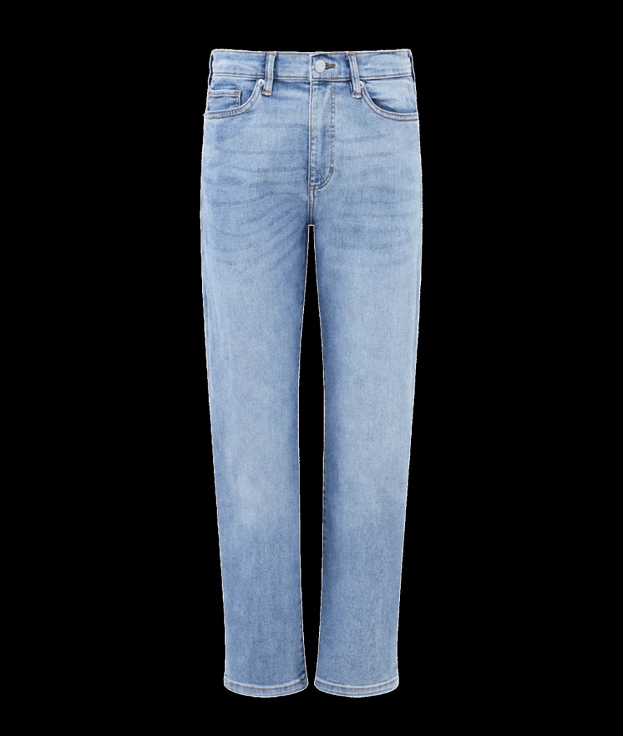 Women French Connection Denim | Stretch Denim Cigarette Fit Ankle Length Jeans - Blue