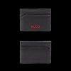 Men Hugo Wallets | Subway 3.0 Leather Card Holder - Black