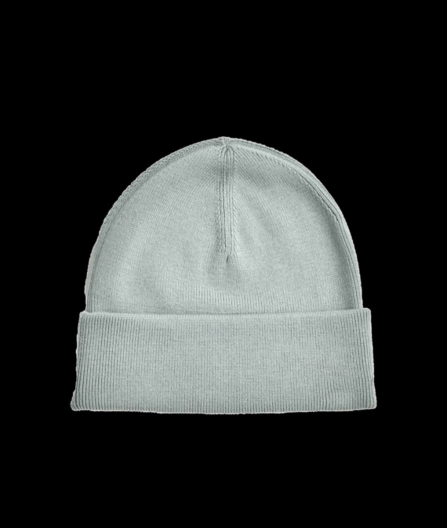 Men Fred Perry Hats | Classic Beanie - Limestone/Black-R41