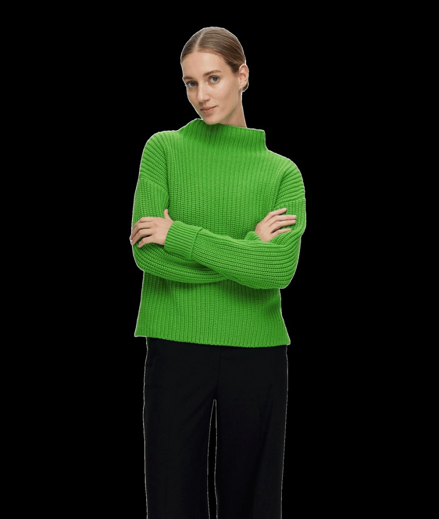 Women Selected Femme Knitwear | Oversized Jumper - Green