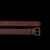 Men Polo Ralph Lauren Polo Ralph Lauren | Tumbled Leather Belt - Brown