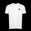 Men Boss Black T-Shirts & Vests | Cotton Regular-Fit T-Shirt With Logo Badge - White