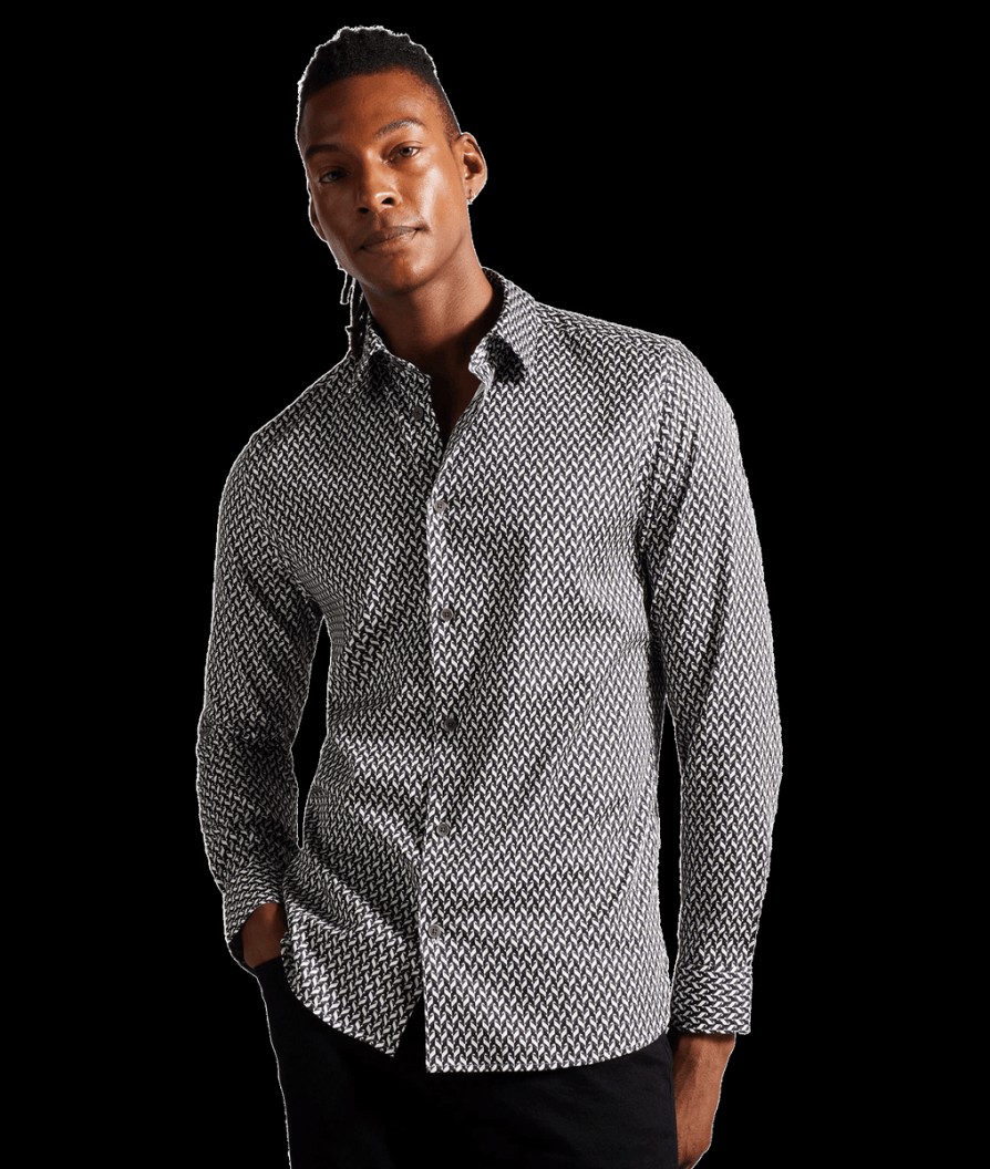 Men Ted Baker Ted Baker | Mens Ted Baker Shirts (Long)