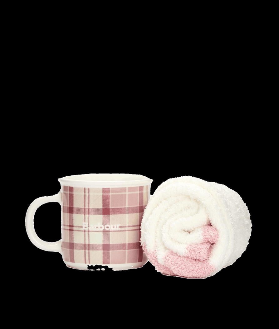 Women Barbour Barbour | Mug And Sock Gift Set - White