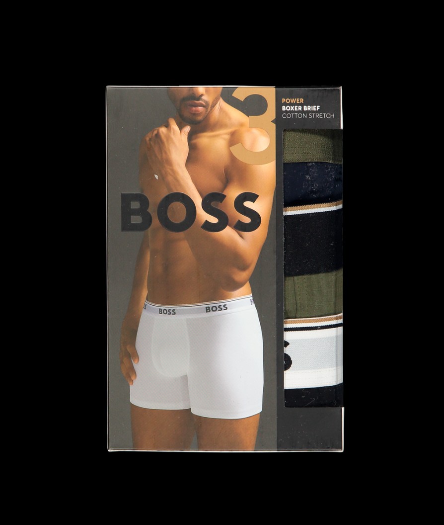 Men Boss Bodywear Underwear & Socks | Power Boxer Brief 3-Pack - Open Miscellaneous