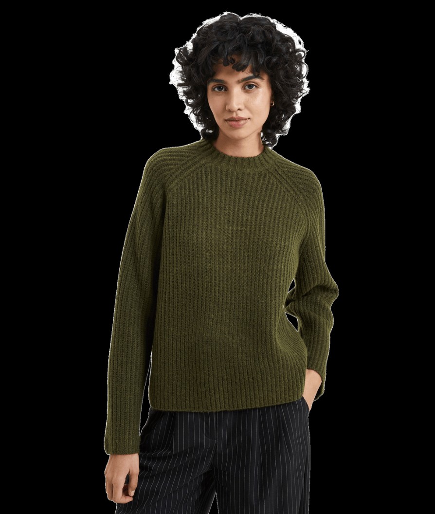 Women French Connection Knitwear | Jika Jumper - Olive Night