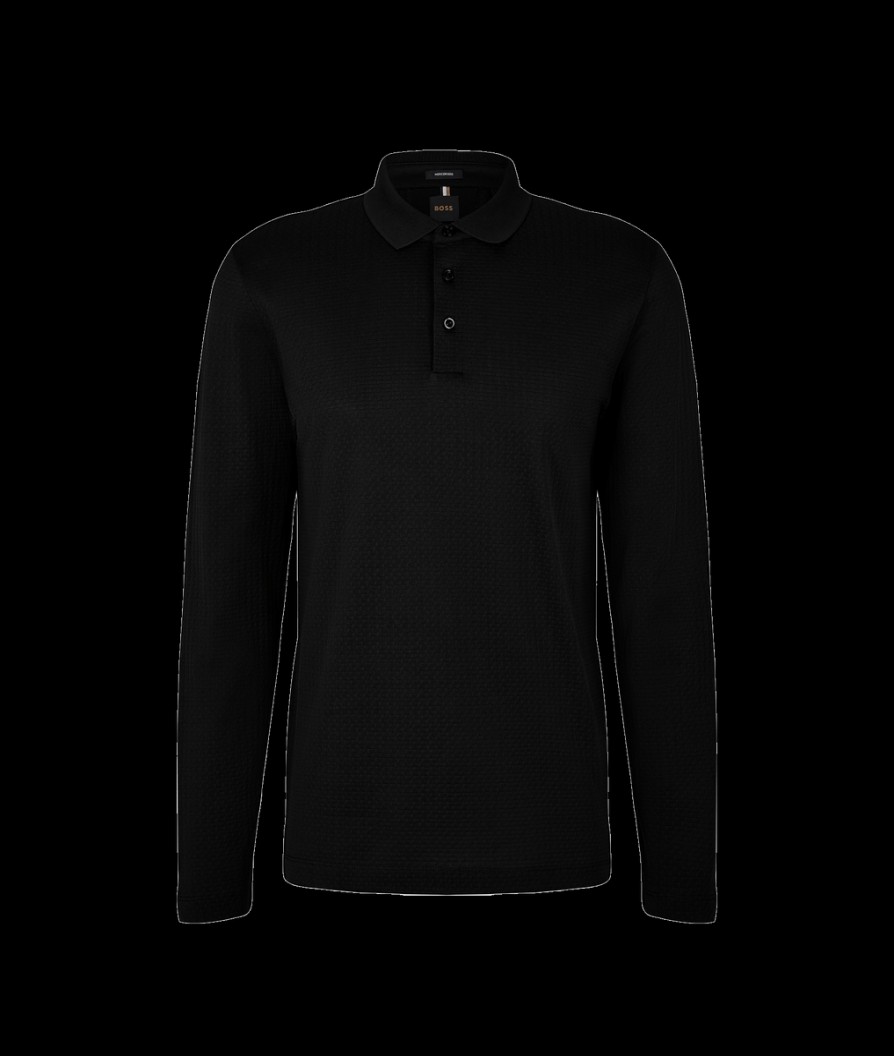 Men Boss Black Knitwear | Mens Boss Black Knitwear