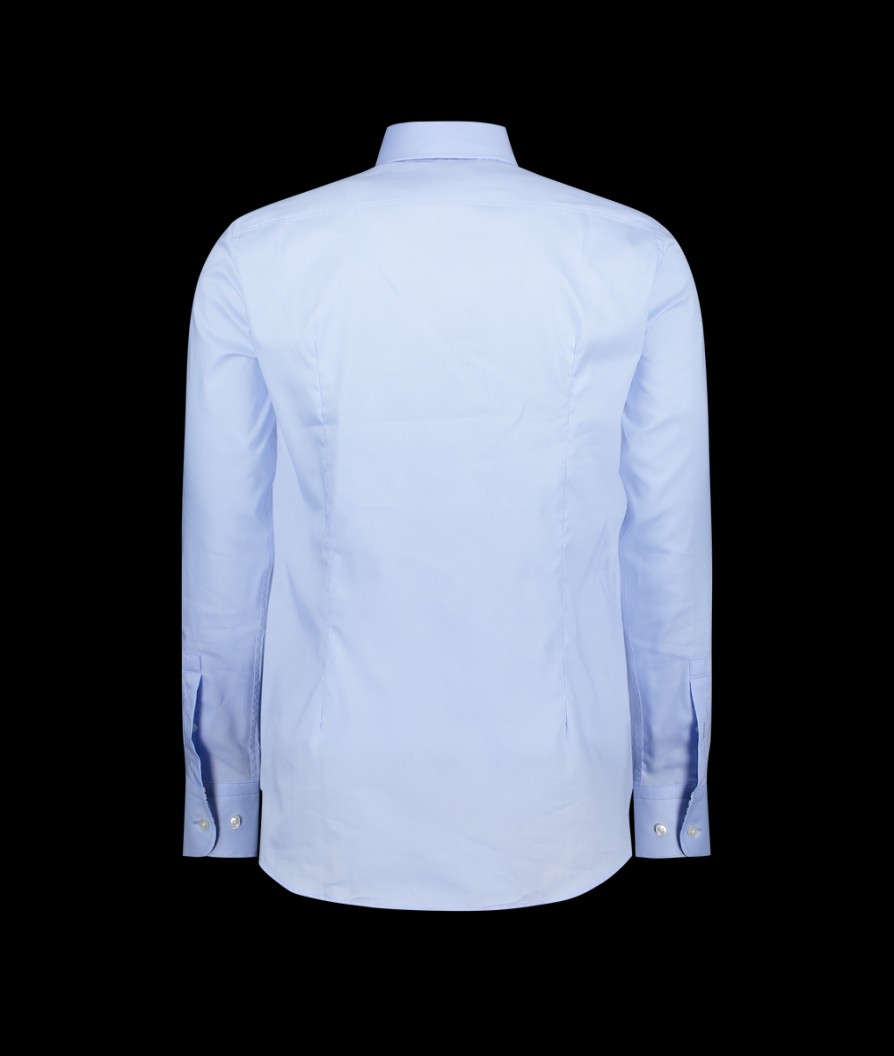 Men Boss Black Shirts | Slim-Fit Shirt In Easy-Iron - Blue