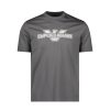 Men Emporio Armani T-Shirts & Vests | Eagle Logo T-Shirt - Grey