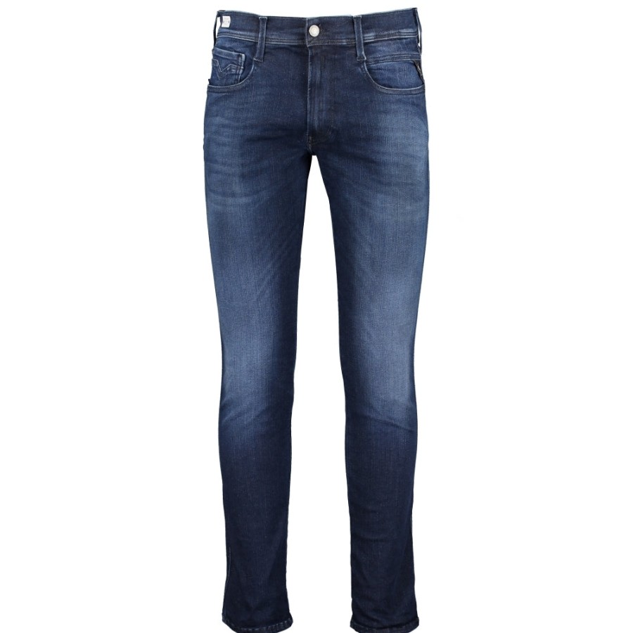 Men Replay Jeans | Hyperflex Anbass Clouds Jeans