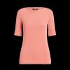 Women Lauren By RL Tops | Stretch Cotton Boatneck Tee - Pink