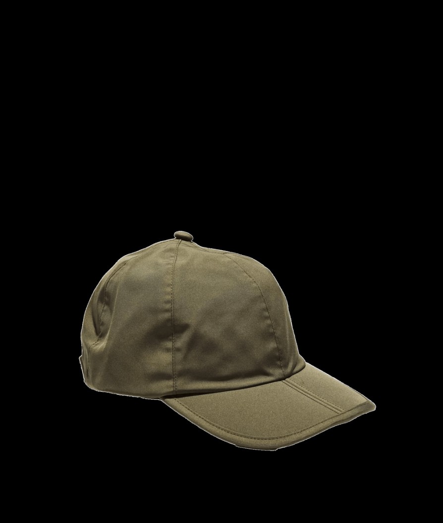 Men Sealskinz Hats | Salle Waterproof Foldable Peak Cap - Green