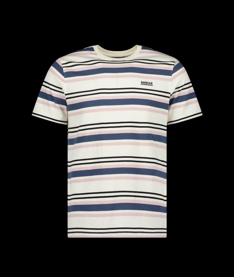 Men Barbour International T-Shirts & Vests | Norwood T-Shirt - Whisper White