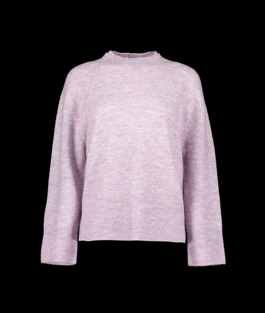 Women Great Plains Great Plains | Carice Recycled Knit Crew Neck Jumper - Lavender Marl