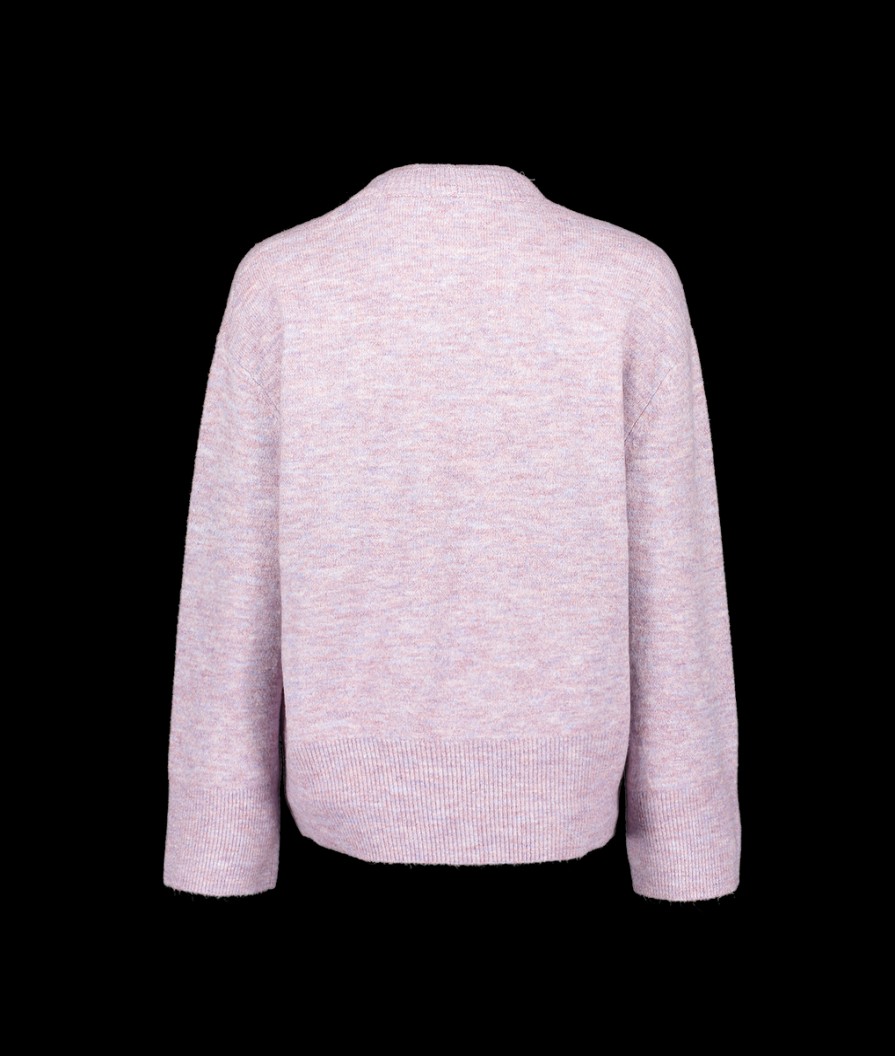 Women Great Plains Great Plains | Carice Recycled Knit Crew Neck Jumper - Lavender Marl