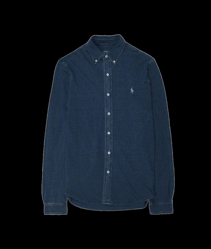 Men Polo Ralph Lauren Polo Ralph Lauren | Featherweight Mesh Shirt - Indigo