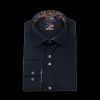 Men Guide London Shirts | Long Sleeve Cotton Shirt - Navy