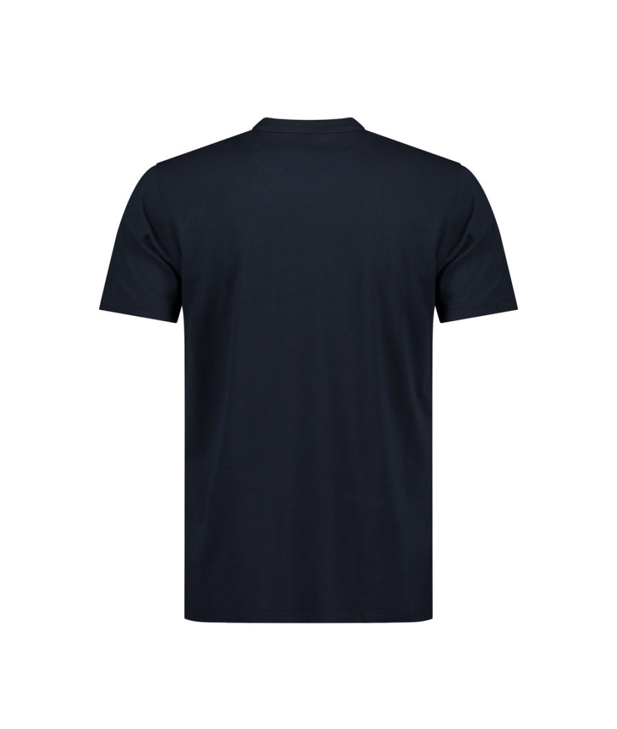 Men Belstaff T-Shirts & Vests | Cotton Jersey T-Shirt - Navy