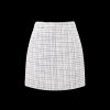 Women French Connection French Connection | Effie Boucle Mini Skirt - Classic Cream-Blacko