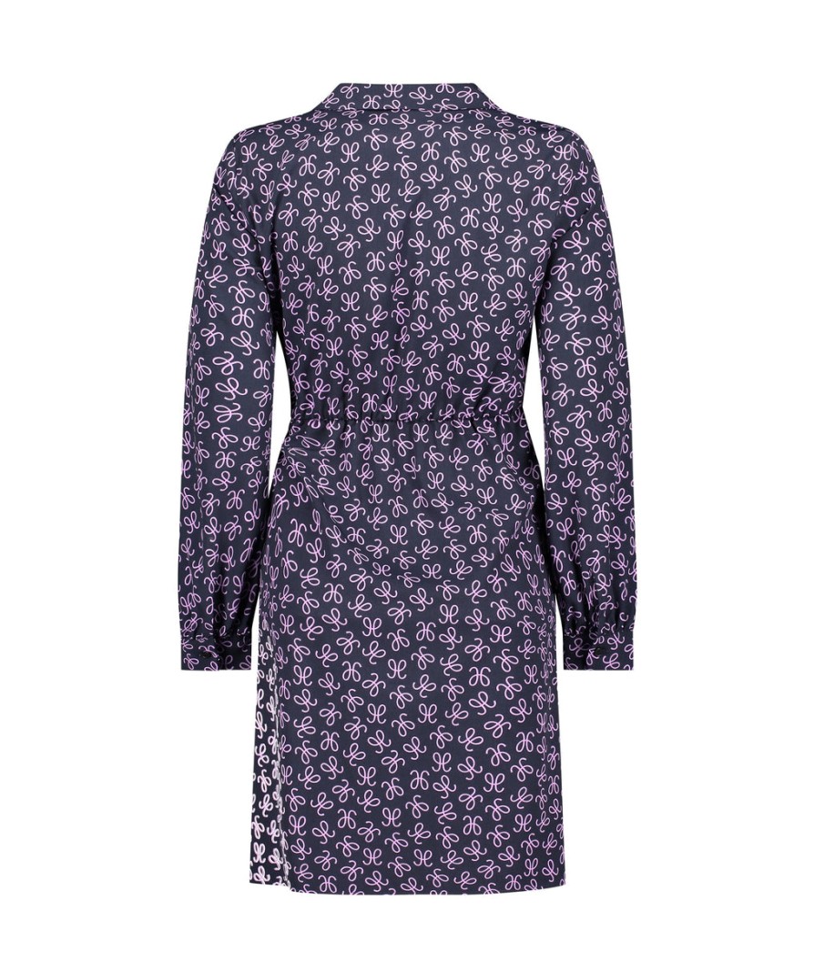 Women Emme Marella Emme Marella | Tie Waist Wrap Dress - Navy