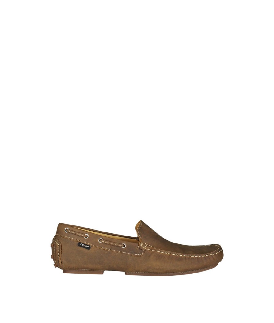 Men Loake Casual Shoes | Donington Driving Loafer - Brown