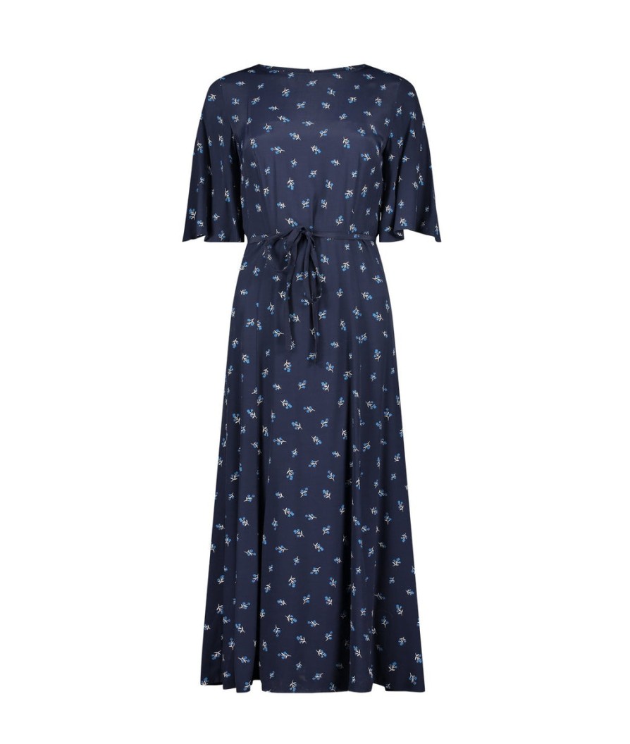 Women French Connection French Connection | Cecilia Delphine Midi Dress - Marine