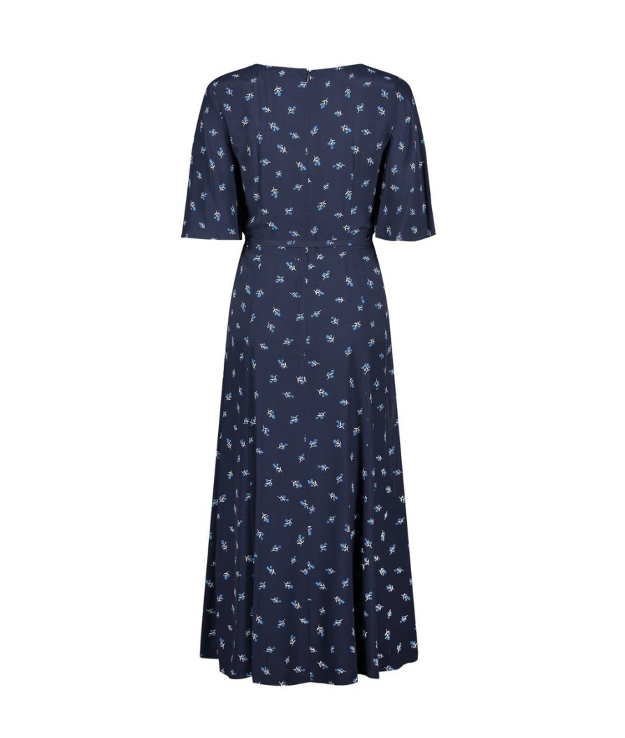 Women French Connection French Connection | Cecilia Delphine Midi Dress - Marine