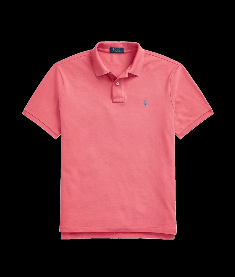 Men Polo Ralph Lauren Polo Ralph Lauren | Custom Slim Fit Mesh Polo - Red