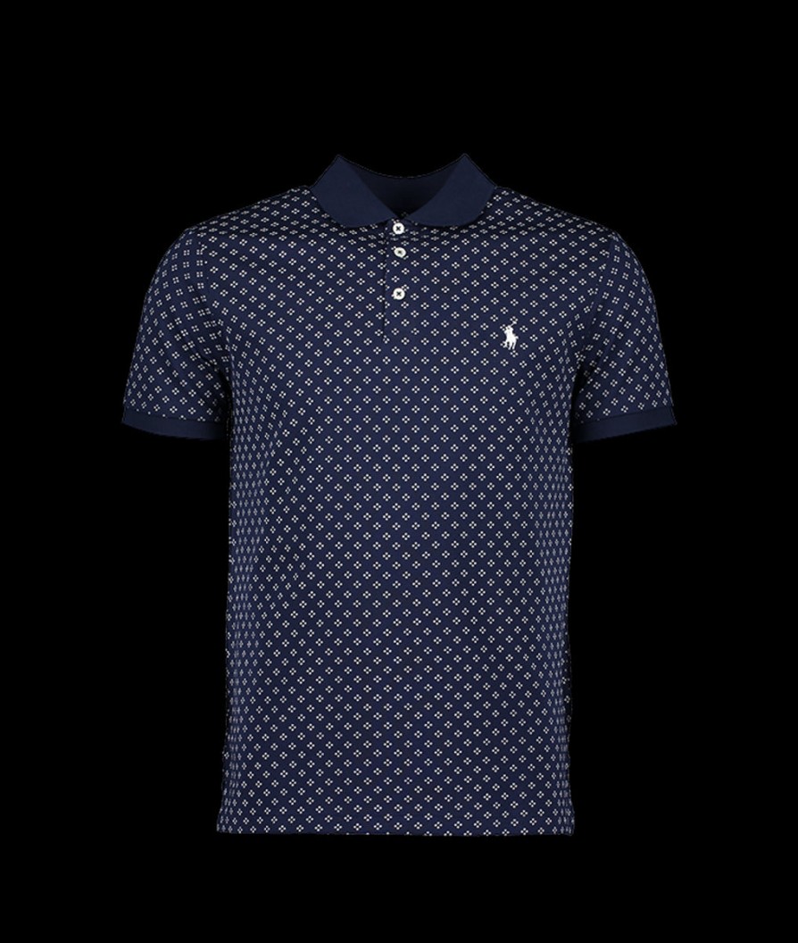 Men Polo Ralph Lauren Polo Ralph Lauren | Custom Slim Fit Stretch Mesh Polo Shirt - Navy