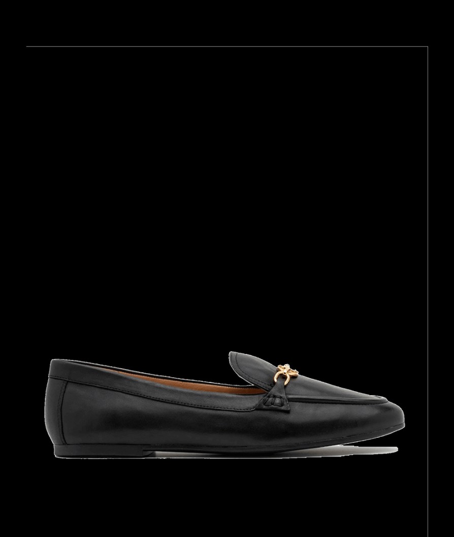 Women Lauren By Ralph Lauren Flats | Lordsy Averi Loafer - Black