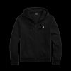 Men Polo Ralph Lauren Hoodies & Sweatshirts | Double-Knit Full-Zip Hoodie - Black