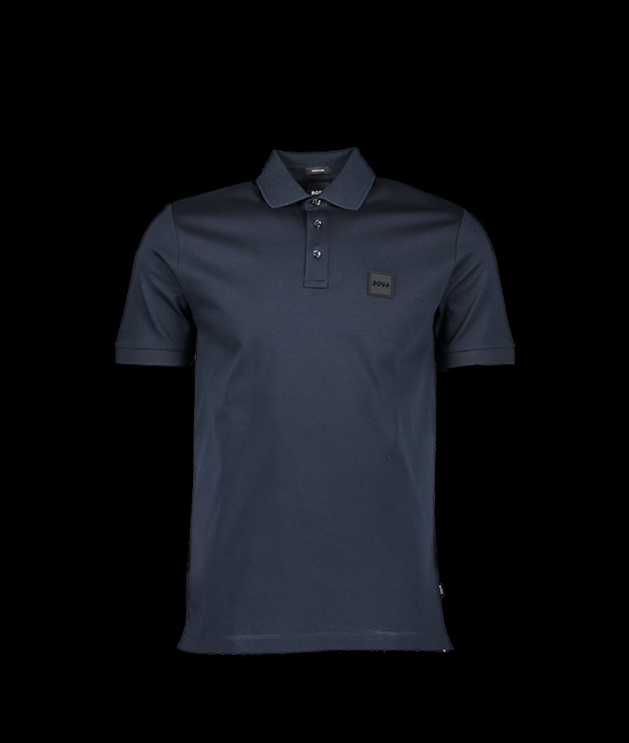 Men Boss Black Polo Shirts | Mens Boss Black Polo Shirts