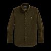 Men Polo Ralph Lauren Shirts | Custom Fit Corduroy Shirt - Green