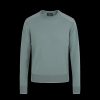 Men Belstaff Knitwear | Kerrigan Merino Wool Crewneck Jumper - Green