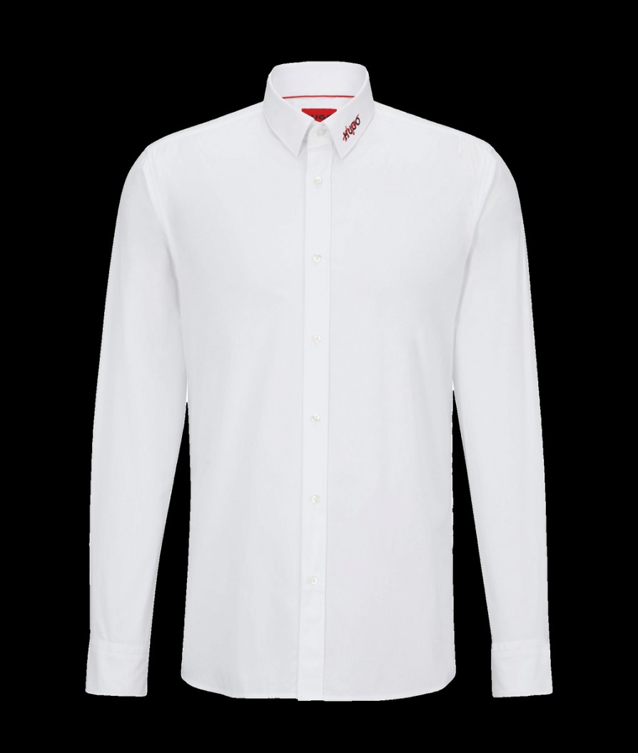 Men Hugo Hugo | Elisha02 Extra Slim Fit Shirt - Open White-199