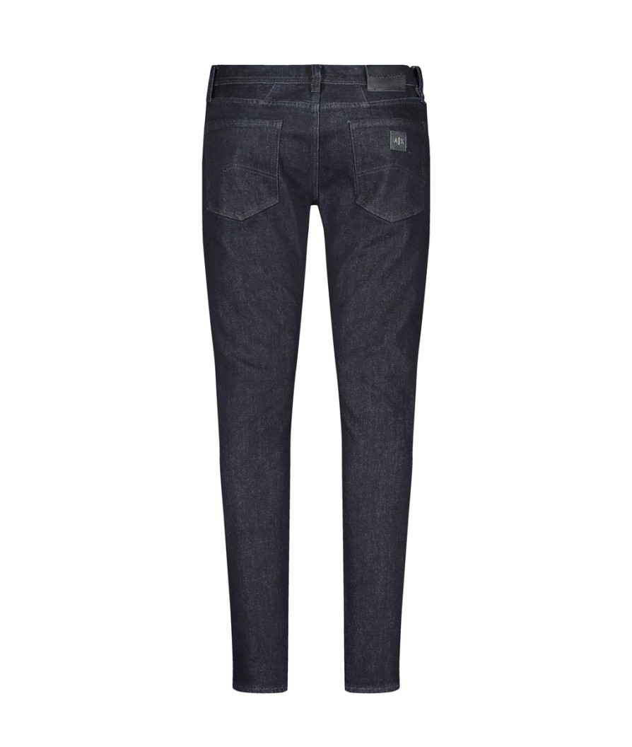 Men Armani Exchange Jeans | J13 Five-Pocket Slim-Fit Jeans - Navy