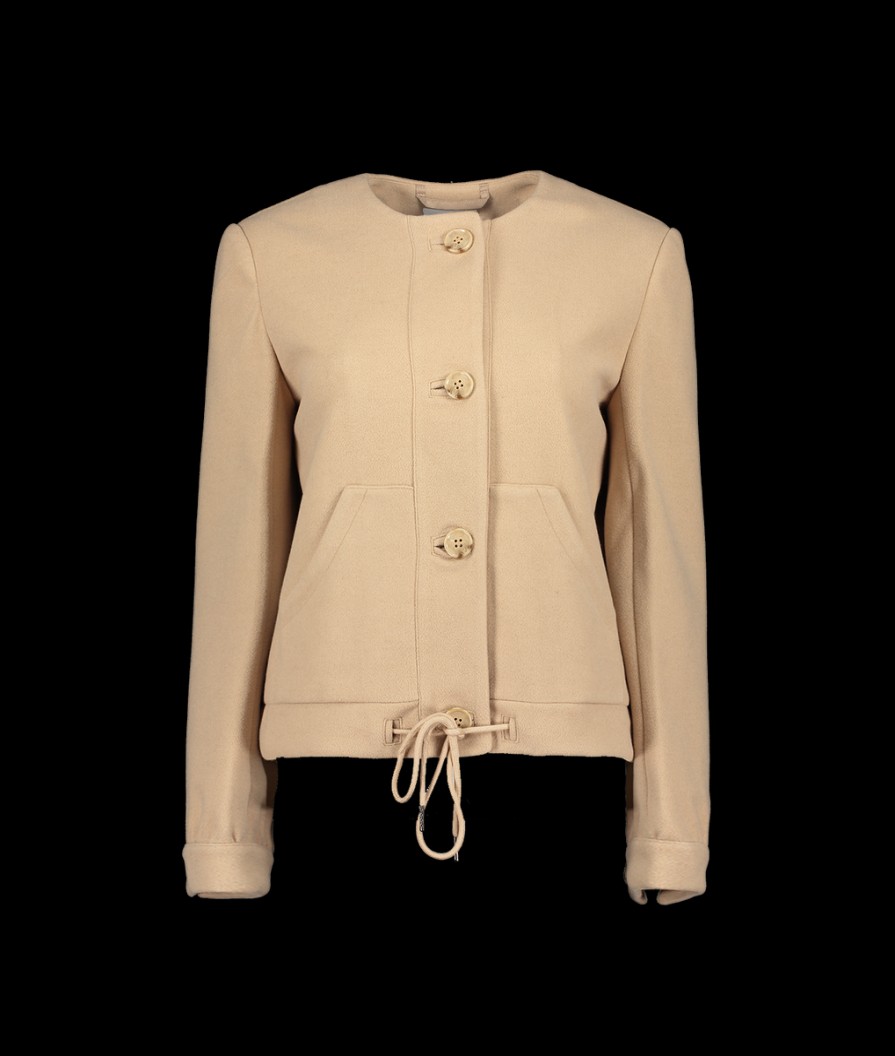 Women Great Plains Jackets & Coats | Winter Bomber Jacket - Chinchilla