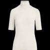 Women Lauren by Ralph Lauren Tops | Jersey Roll Neck Top - Mascarpone Cream