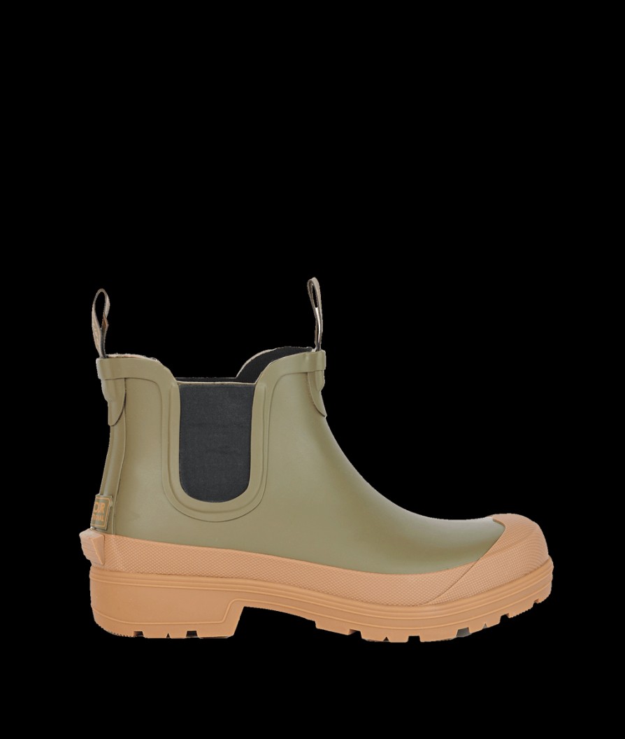 Men Barbour Boots | Storm Wellingtons - Olive