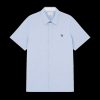 Men Paul Smith Shirts | Embroidered Zebra Logo Short Sleeve Shirt - Petrol Blue